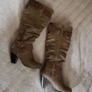 Crown Vintage distressed leather look boots